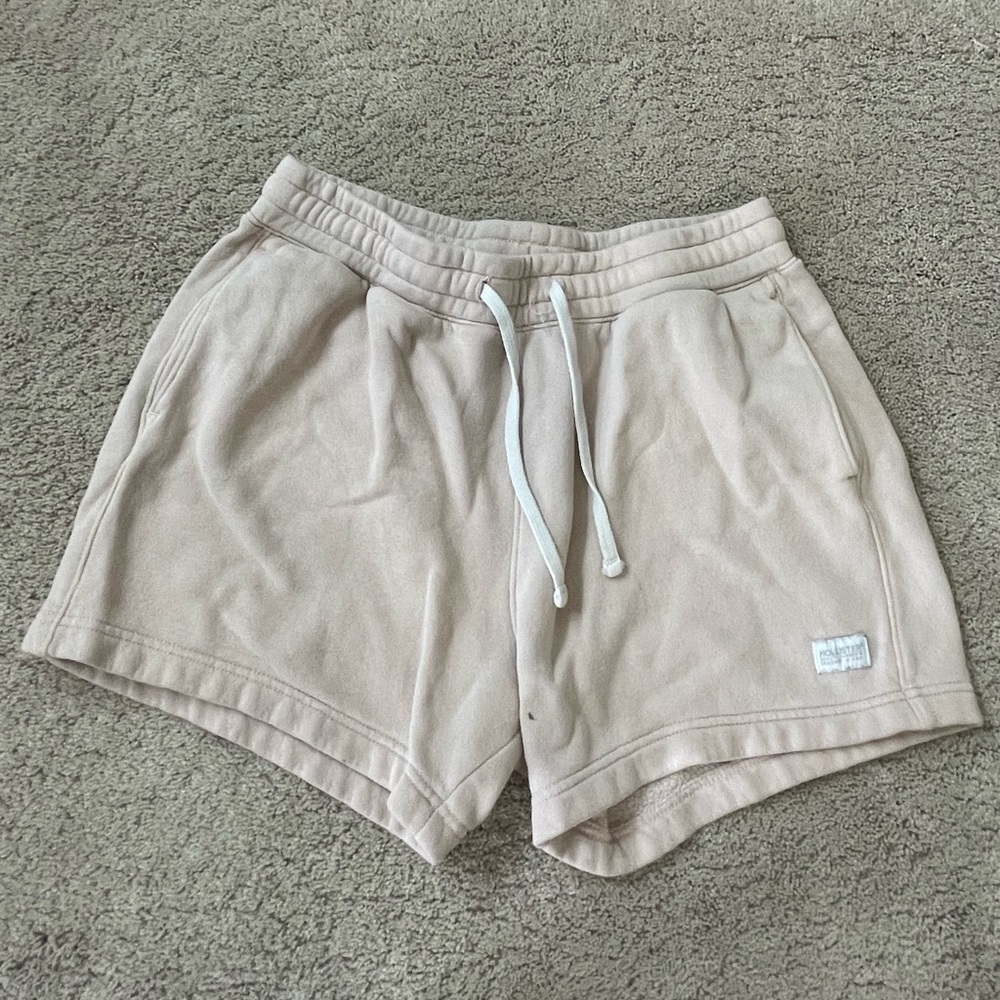 hollister boys shorts size S pink